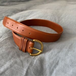 Coach belt in British tan vintage belt small coach belt 8500